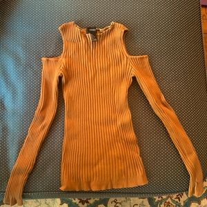 Cute Cold Shoulder Sweater